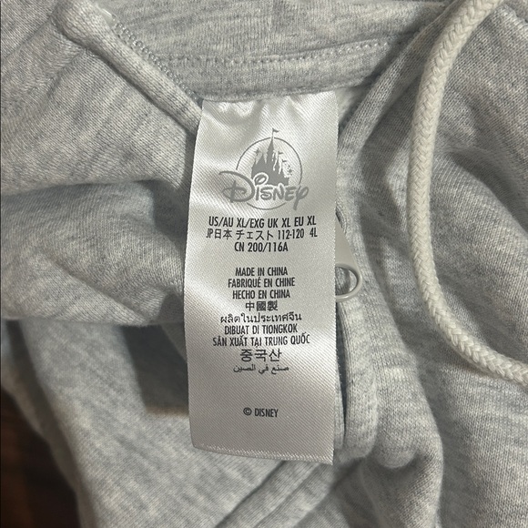 Disney Gray Zip-Up Hoodie jacket with Embroidered Castle
NWT - Picture 6 of 6